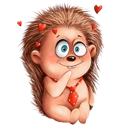 valentine hedgehog